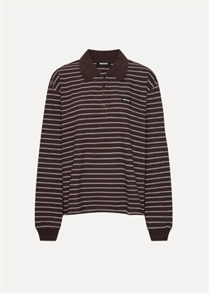 Pique longsleeve polo bluse Mole Comb. ROTATE